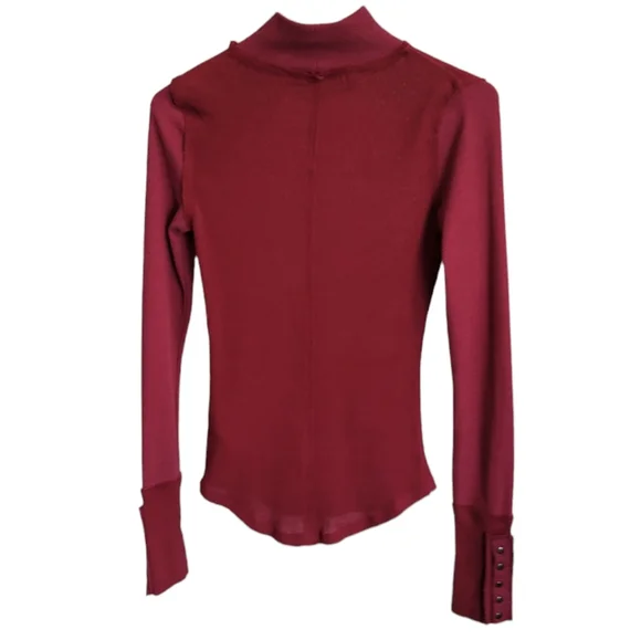 🆕️ Free People Freya Mock Neck Top - Picture 9 of 10